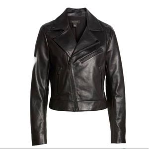 Halogen Leather Moto Jacket